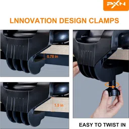 Playtastic PXN V3 Pro 180 Degree Universal Game Steering Wheel with Pedals Motion Controller image 3