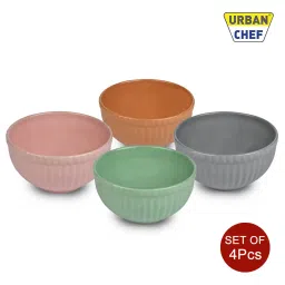 urban chef Ceramic Multicolour 500 ML Serving Bowl Set of 4 image 4