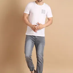 BuaGi Collection Men Jogger Mid-Rise Light Fade Stretchable Jeans image 3