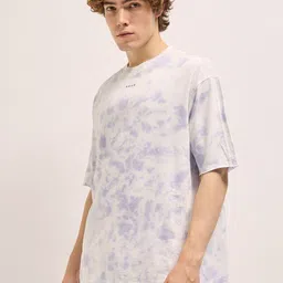 THE BEAR HOUSE Men Tie and Dye Dyed Oversized T-shirt image 5