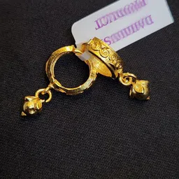 Anshenterpris Gold-Plated Circular Hoop Earrings-picture-17