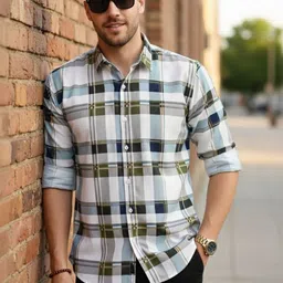 Mast & Harbour Men Standard Tartan Checks Checked Casual Shirt-picture-18