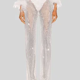 LULU & SKY Women Straight Fit High-Rise Regular Trousers-image-9