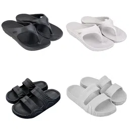 Feel alive Set Of 4 Ultra-Comfortable Lightweight Thong Flip-Flops-picture-19