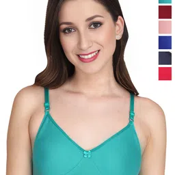 Liigne Women Pack of 6 Full Coverage Lightly Padded Bra-picture-20