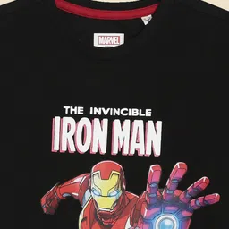 Allen Solly Junior Boys Iron Man Graphic Printed Round Neck T-shirt image 4