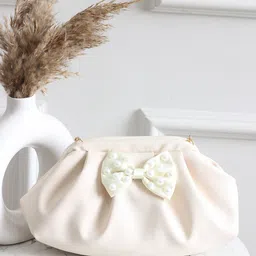 BOXWISH BY BHUMIKA Bow Detail Purse Clutch-picture-14