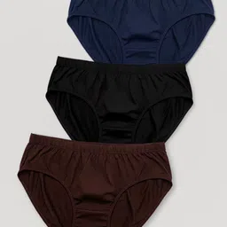 Moda Rapido Pack of 3 Cotton Mid-Rise Hipster Briefs-picture-39