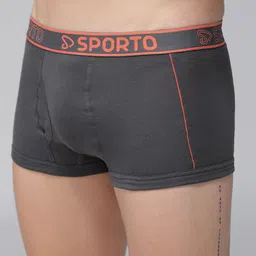 MACHO Men Pack Of 9 Super Combed Cotton Mid-Rise Short Trunks image 5