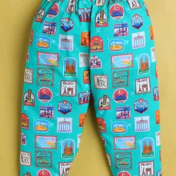 Knitting Doodles Unisex Kids Printed Night suit image 4