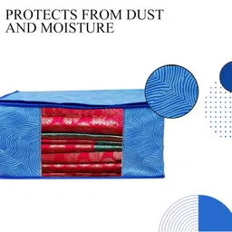 AMAK INC Blue Fabric Multi-Utility Wardrobe Organisers image 3