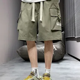 StyleCast x Revolte Men Regular Fit Cargo Shorts-picture-32