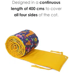 SWAYAM Infants Printed Cotton Cot Bumpers image 3