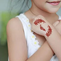 VOORKOMS Mehndi Design Stencil Sticker image 2