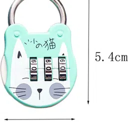 freshfinds Cute Mini Travel Lock for Bags, School & Luggage Lock image 4