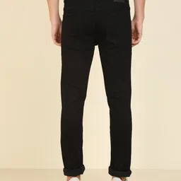 flying machine Men Skinny Low Rise Black Jeans image 4