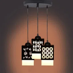 Gojeeva 3 Light Creative Wooden Pendant Light. Lamp suitable for Living Room,Foyer,Bedroom,Hallway Pendants Ceiling Lamp Pendant Lamp Ceiling Lamp-picture-45