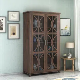 sona art & crafts Solid Wood Semi-Open Book Shelf image 1