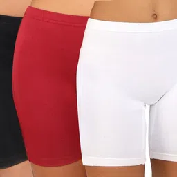 bralux Pack of 3 Solid Women Boxer-picture-21