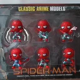 tgame Spider-man classic anime models figures 8IN1 pcs set image 2