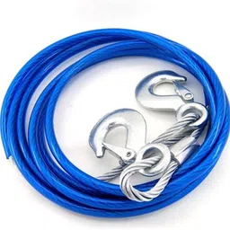 carfrill 5 Tonne Heavy Duty Towing Belt Security Cable 4 Meters Breakdown Recovery Tow Rope with 2 Hooks for Cars 4 m Towing Cable-picture-48