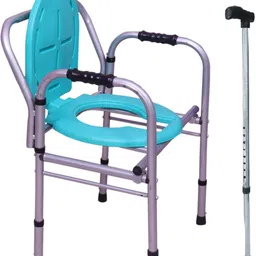 coredeal Commode Chair for unisex/ADULT Comfortable Safe chair Commode Chair image 1