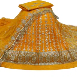 mantushti Embroidered Semi Stitched Rajasthani Poshak-picture-21