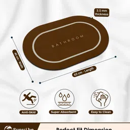 sirara praveeen Rubber Bathroom Mat image 2