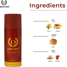 denver Honour, Pride and Prestige Deodorant Spray - For Men image 4