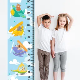 WENS Blue & Yellow Printed Animals Air Ride Height Chart Wall Decal-image-22