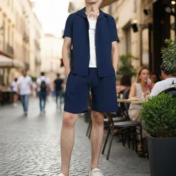 natris Shirt Regular Shorts Co-ords Set image 3