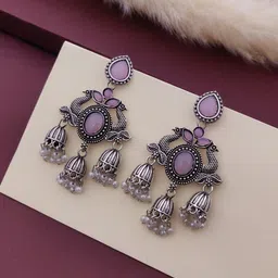 bhanu diam Bestseller Combo Of Earrings Silver Earring Set image 3