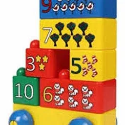 peacock toys & games Peacock Bebe Learnng Numbers 2 - Premium Interlocking Blocks image 3