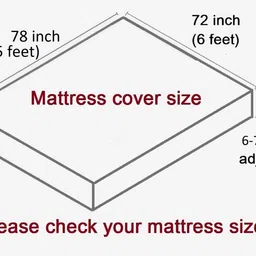 grinaf King Size Zippered Cotton Breathable Mattress Cover image 3