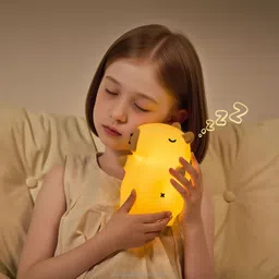 unzag Rechargeable Capybara Silicone Table Lamp Touch Sensor LED Night Light Animal Night Lamp-picture-26