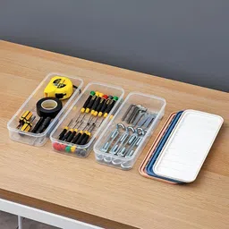 padchaaya Plastic Air Tight Containers for Kitchen Pantry Fridge Boxes Leakproof & Space-Saving Storage Basket image 5