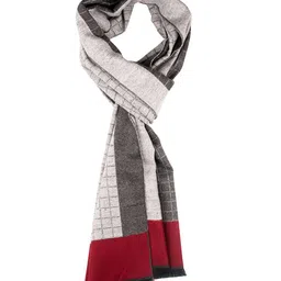 The Tie Hub Men Wool Checked Scarf image 3