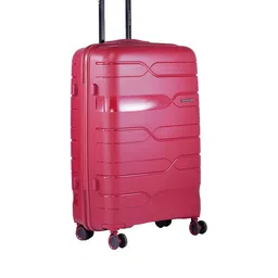 Nasher Miles Set of 3 Maroon Textured Hard-Sided Cabin Trolley Suitcase image 4
