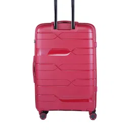 Nasher Miles Set of 3 Maroon Textured Hard-Sided Cabin Trolley Suitcase image 5