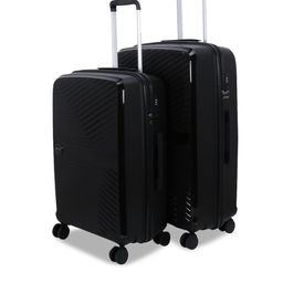 Nasher Miles Set of 2 Bruges Textured Soft Sided Trolley Suitcase-picture-32