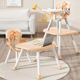 Cherry Berry Safari Baby High Chair | 3-in-1 Chair with Adjustable Meal Tray-image-25