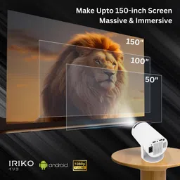 Iriko Prizm Go (2500 lm / 1 Speaker / Wireless / Remote Controller) Portable Projector image 4