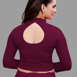 women mode Band collar Women Blouse image 2