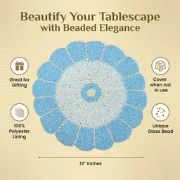 craftsnagri Round Pack of 2 Table Placemat image 5