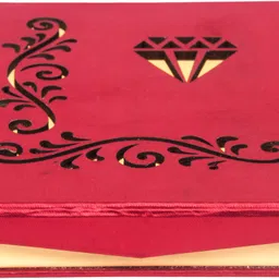 ultimatefashionista Pack of 1pc Sweat Velvet Jewellery Jewel Boxes for Big Neklaces Chain Bangles & Earring Storage Box Organizer Box Gift Box for Women and Girls Size (8×7) Vanity Box image 1