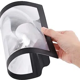 breewell A4 Paper Size Magnifying Glass, PVC Plastic Full Page Reading A4 Paper Magnifier A4 Paper image 4