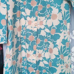 snjc Women Printed Cotton Blend A-line Kurta image 2