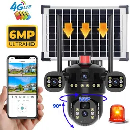 SIOVS SIM Camera Solar Powered Bullet+ PTZ 3 Lens TwoWay Audio 10X Zoom Night Vision Security Camera-picture-27