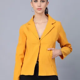 hrikshika fashion Women Solid Single Breasted Casual Blazer-picture-35