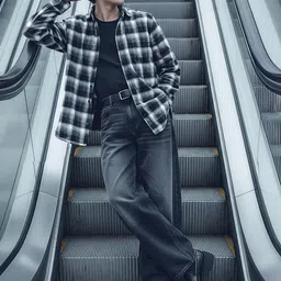 Flying Machine Men Relaxed Fit Tartan Checked Spread Collar Casual Shirt-picture-42